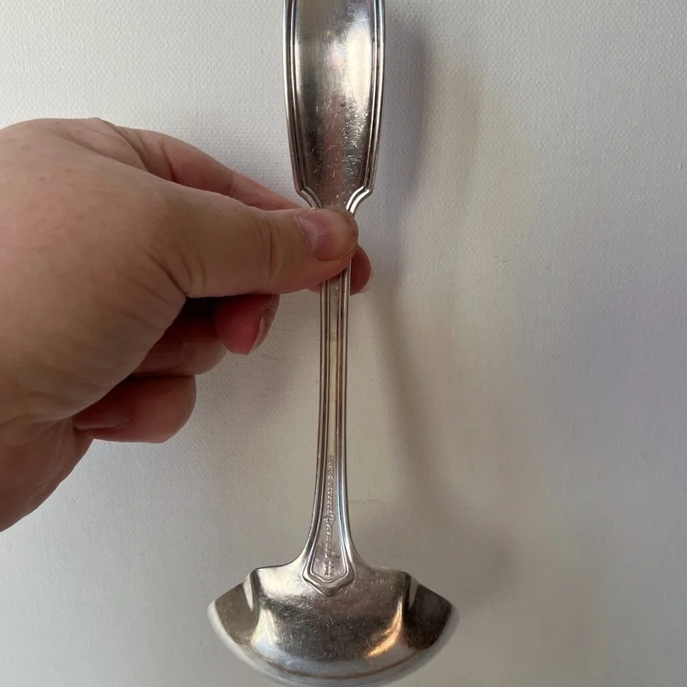 Gorham electroplated Soup Ladle 9 3/8”